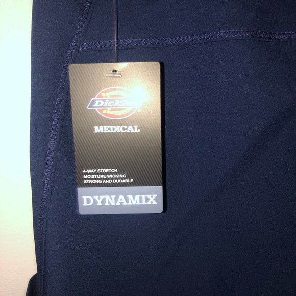 Dickies Dynamix Women Scrub Pants Navy PETITE - Picture 10 of 13